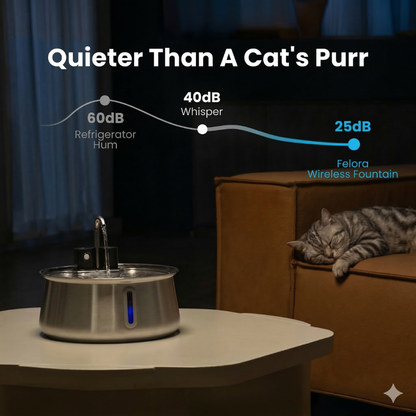 Felora™ Wireless Cat Water Fountain